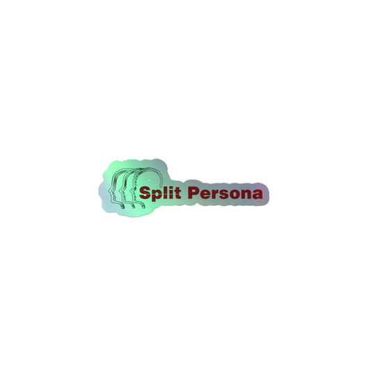 "Split Persona" Holographic Sticker