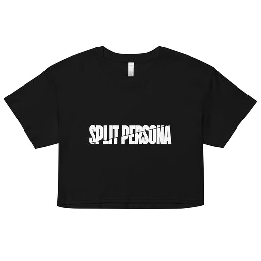 "SPLIT PERSONA" crop top